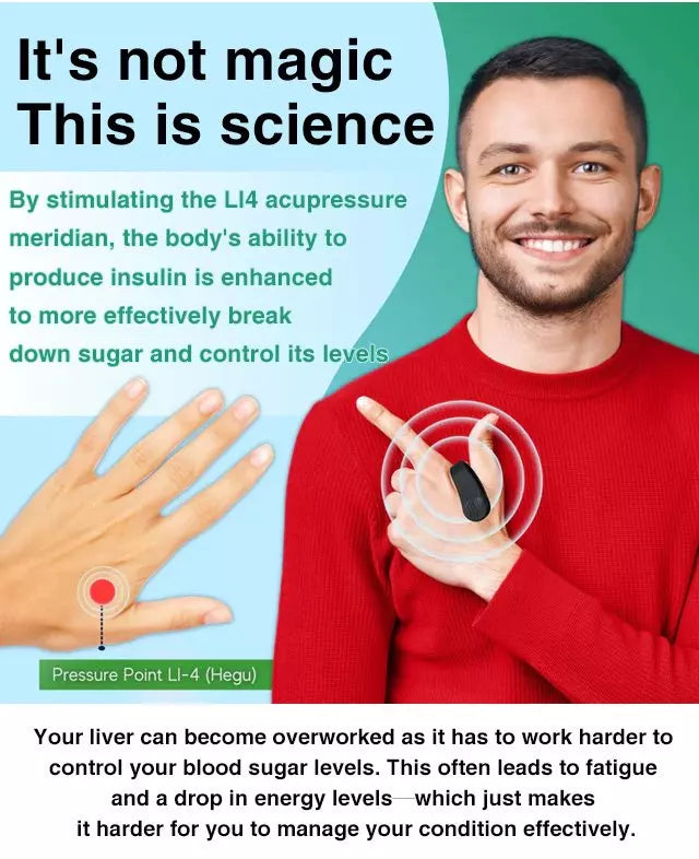 Sugar Control LI4 Acupressure Point Clip | 📢 BUY 1 GET 1 FREE 🏷️
