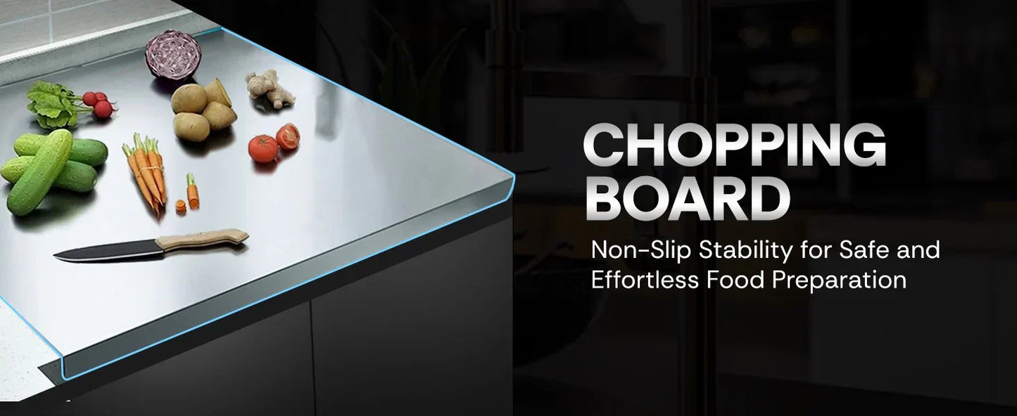 Stainless Steel Chopping Board | 35x31cm (Original Big Size) ✅