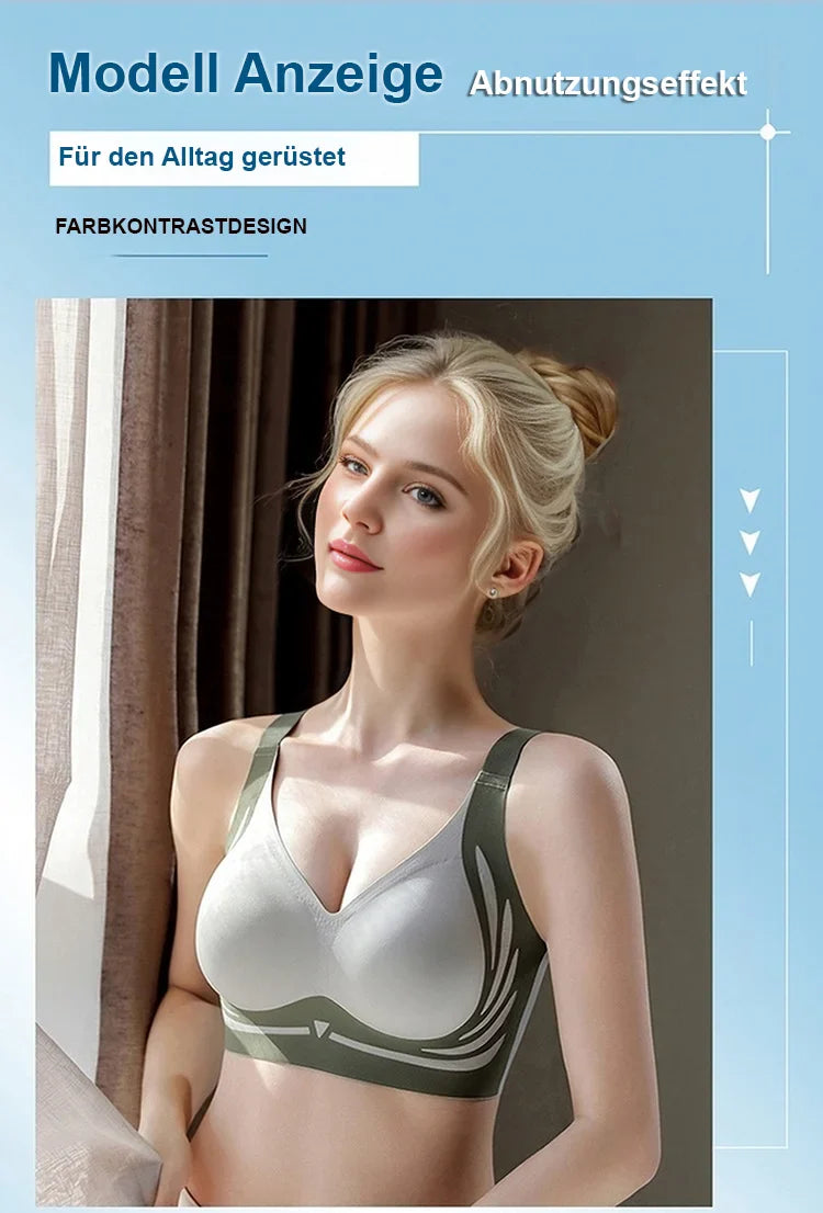 Wireless Skin-Friendly Push-Up Bra (Multicolor)