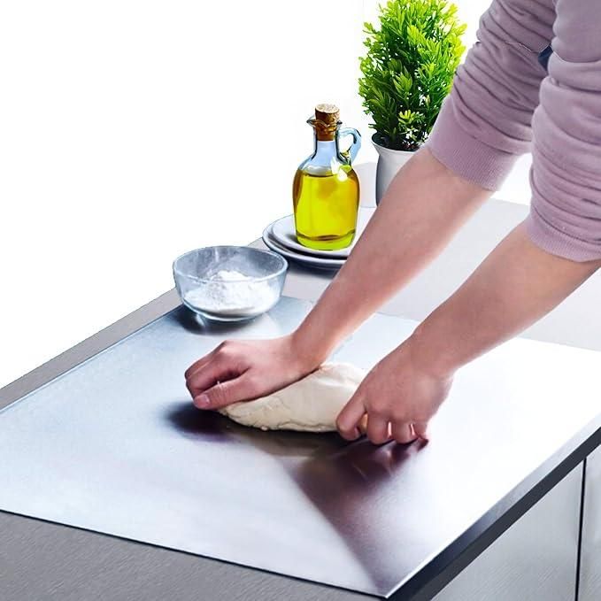 Stainless Steel Chopping Board | 35x31cm (Original Big Size) ✅