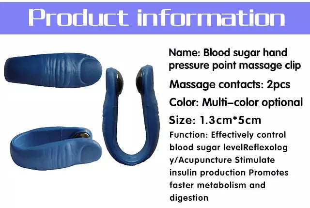 Sugar Control LI4 Acupressure Point Clip | 📢 BUY 1 GET 1 FREE 🏷️