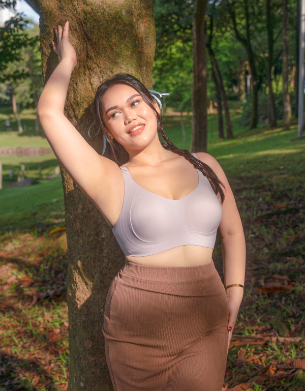 Wire-Free Skin-Friendly Push-Up Bra (Multicolor)