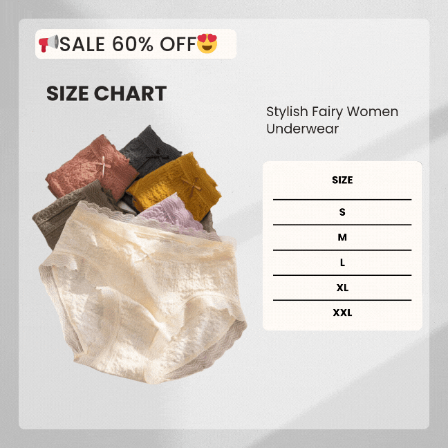Stylish Fairy Women Underwear (Multicolor) | ๐ข SALE 60% OFF Today ๐