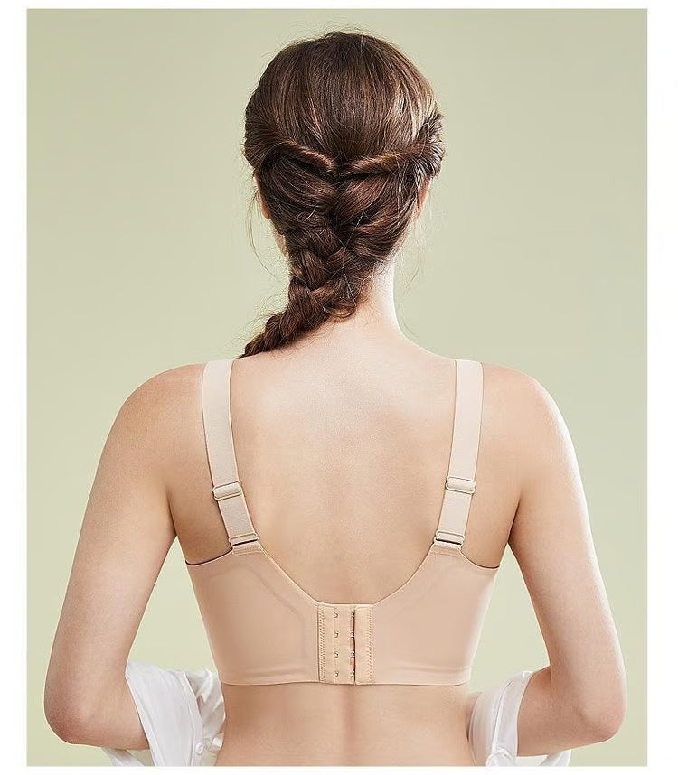 Wire-Free Skin-Friendly Push-Up Bra (Multicolor)