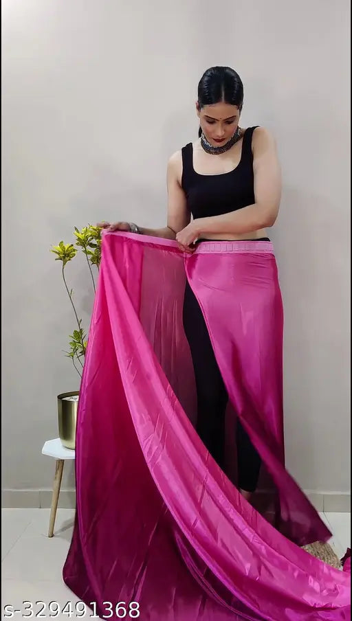 Ready to Wear Chinon Chiffon Silk Saree