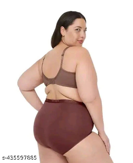 Plus size panties for women in S to 6xl (Pack of 3 in Multicolor)