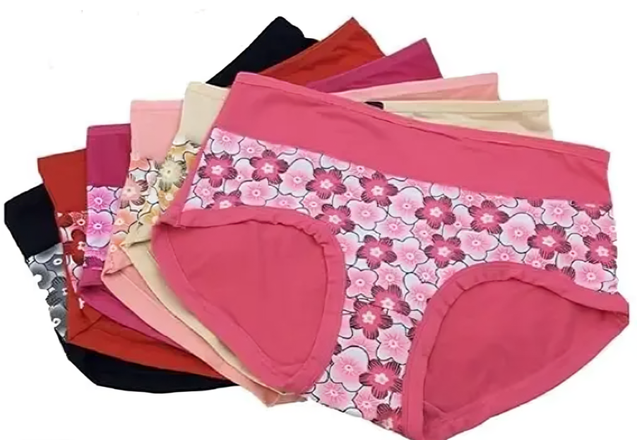 Floral Trim High Stretch Breathable Panties 📢 (Pack of 3) 🏷️