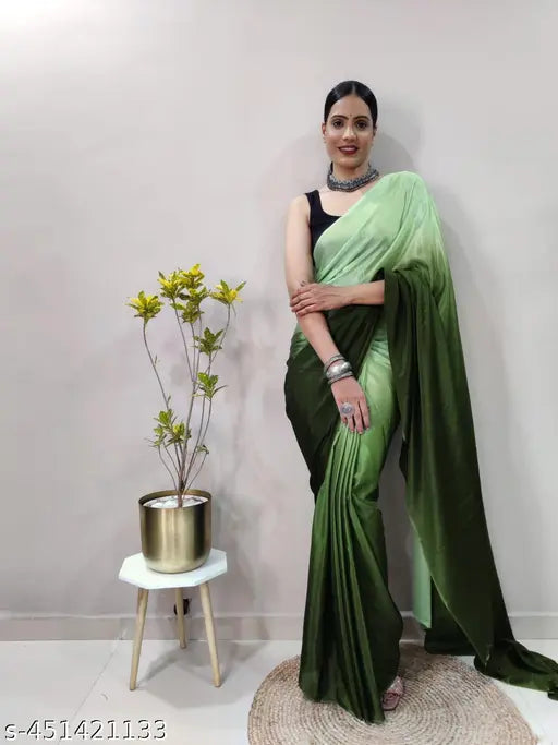 Ready to Wear Chinon Chiffon Silk Saree