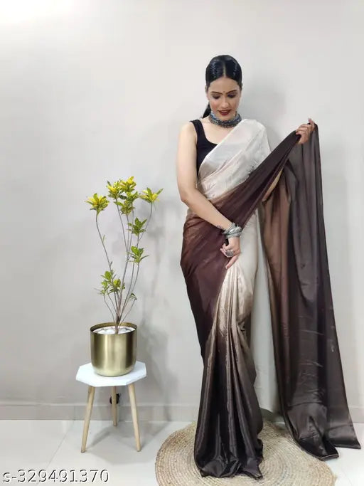 Ready to Wear Chinon Chiffon Silk Saree