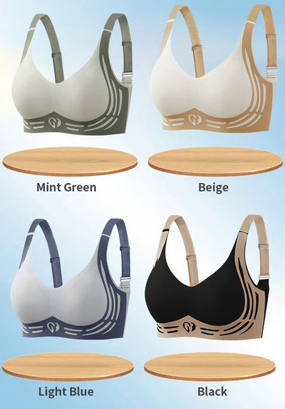 New Wire-Free Skin-Friendly Push-Up Bra (Multicolor)