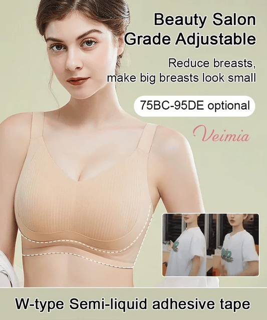 Wire-Free Skin-Friendly Push-Up Bra (Multicolor)