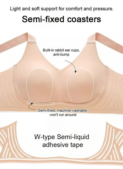 New Wire-Free Skin-Friendly Push-Up Bra (Multicolor)