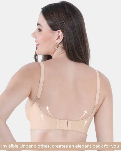 Wire-Free Spandex Invisi-Fit Bra (Multicolor)