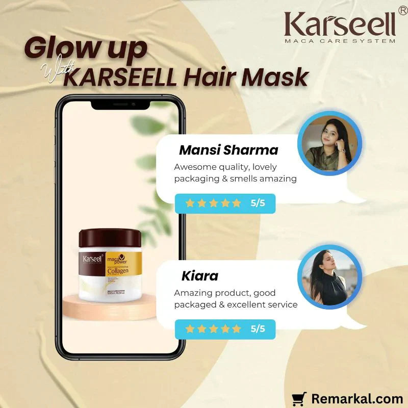 New Karseell Maca Power Collagen Hair Mask | 📢 BUY 1 GET 1 FREE 🏷️