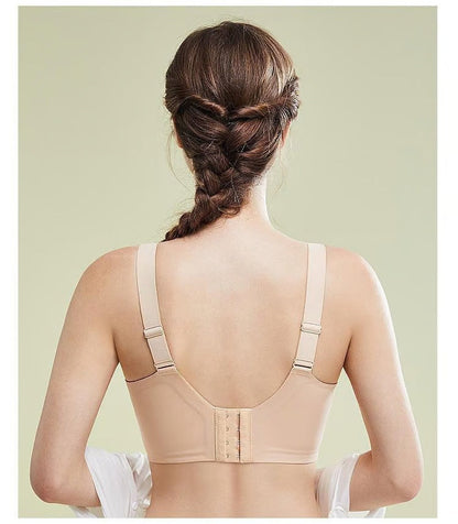 Wire-Free Skin-Friendly Push-Up Bra (Multicolor)