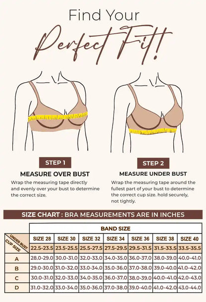 Wire-Free Skin-Friendly Push-Up Bra (Multicolor)