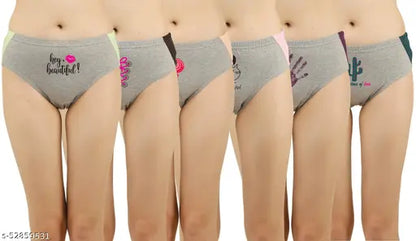 STUBY Women's Panties ( Pack of 6 )