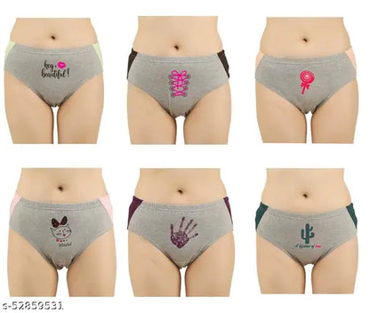 STUBY Women's Panties ( Pack of 6 )
